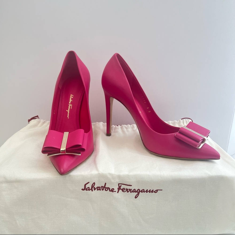 Pink Ferragamo ZeriX5 Pumps